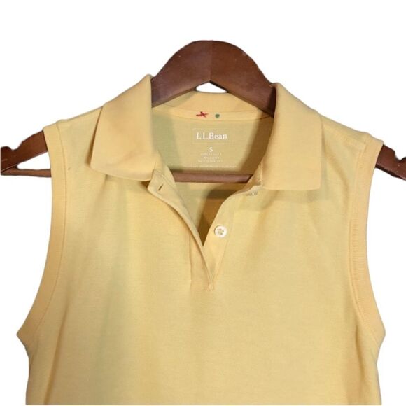 3 for $30! L.L.Bean yellow collar tank top - Picture 2 of 7